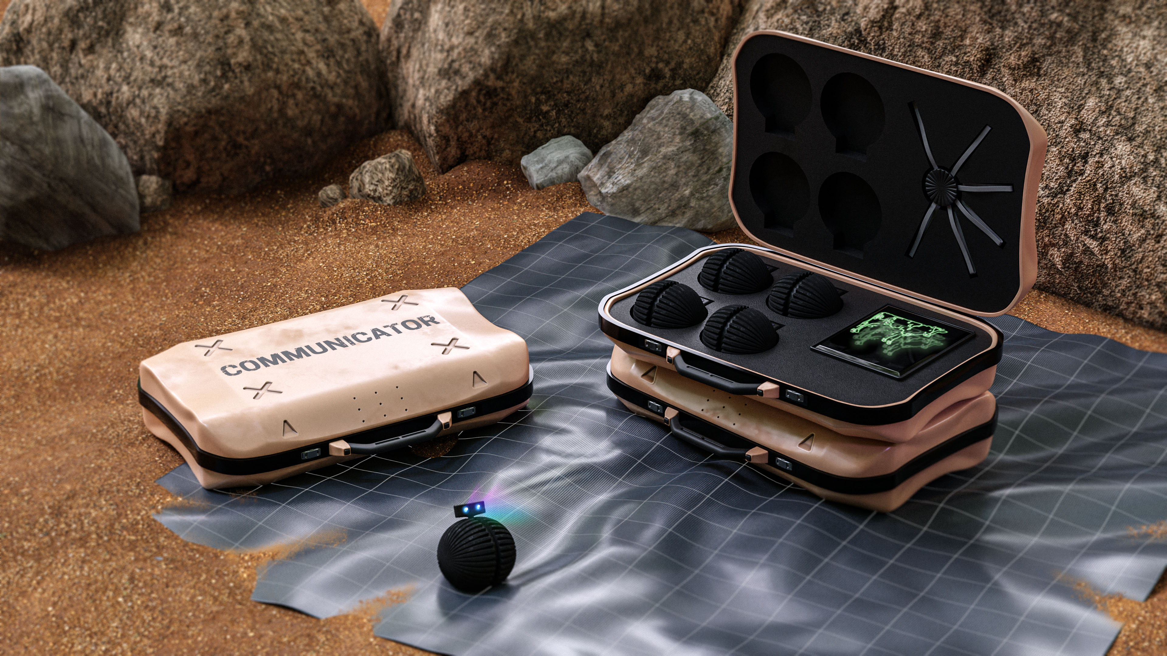 Product render — landscape view